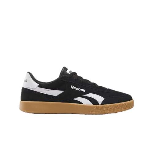 Reebok Unisex Smash Edge Sneaker, Black/White/Gum, 14.5 Women/13 Men