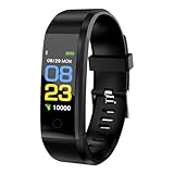 Celly TRAINERTHERMO, Smartwatch Fitness, Orologio Smartwatch Donna e Uomo con Display LCD 0.96'', Fitness Tracking, Cardiofrequenzimetro, Monitoraggio Temperatura, Compatibile con iOS e Android