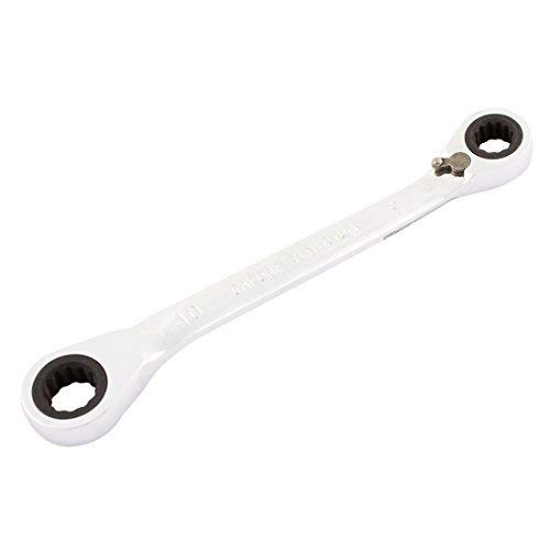 Sourcing Map 2pcs Offset Double Box End Wrench 10mm X