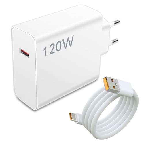 Cargador 120w Rápido para Xiaomi 15 14 13 12 13T 12T Pro Redmi Note 12 11 Pro Plus Poco X5 Black Shark 5 Turbo 6A con Cable USB C 2M Cargador xiaomi 120w hypercharge