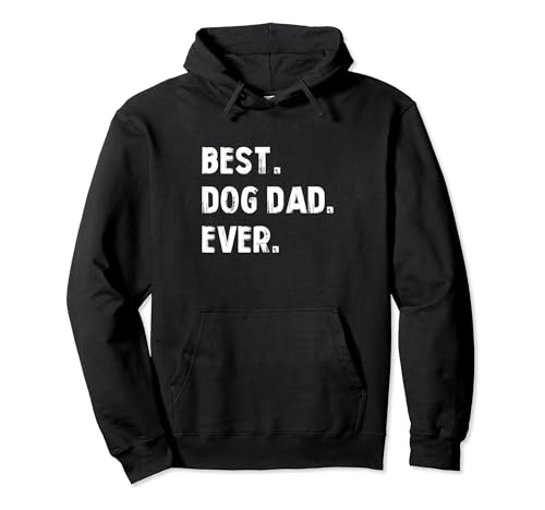 Best Dog Dad Ever Graphic Rescue Dueño Cita Diseñador de Memes Sudadera con Capucha