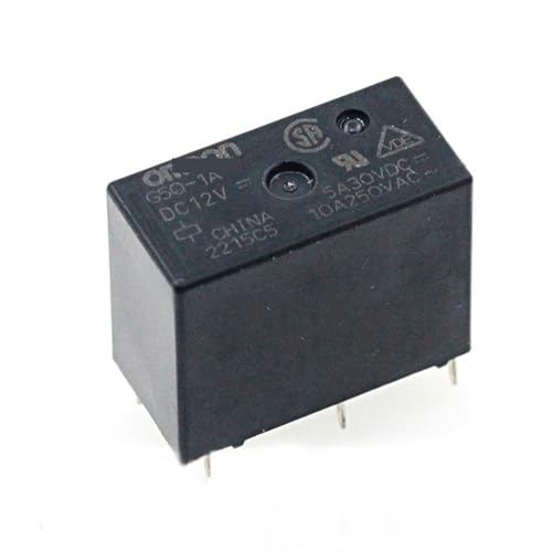 Relé G5Q-1A-DC12V 10A para proyectos de domótica casera y control de iluminación inteligente