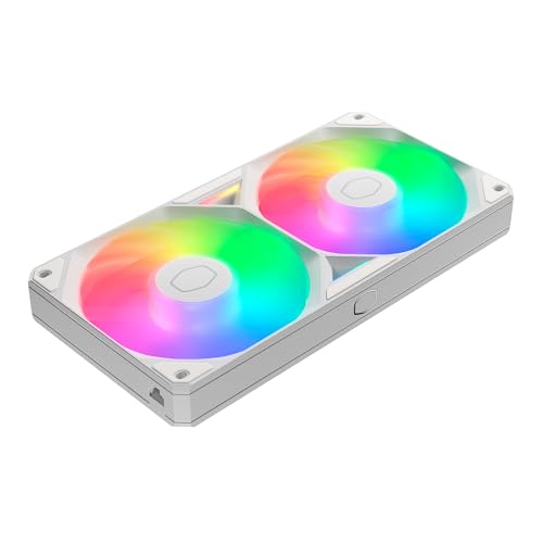 Image of Cooler Master SickleFlow Edge 240 White Single-Frame aRGB PC Case|Liquid Cooler Fan, 240mm, Convenient Single Modular Cable, PWM 2,050 RPM, Air Balance Blades, Loop Dynamic Bearing, aRGB Lighting