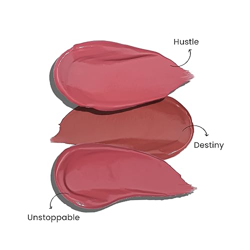 Image of LAMIOR Muted Roses Whipped Velvet Liquid Lipstick: Matte, Transfer-Proof, 12+ Hour Wear|Hydrating, Blurring Full Coverage, Lightweight | Enriched with Avocado & Jojoba Oil|Vegan|Pack of 3 - 15 ml Each