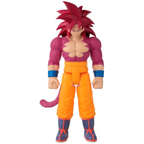 BANDAI Dragon Ball Daima Figura Limit Breaker SS4 Goku Daima de 30 cm, Serie de TV Dragon Ball Daima (2024), Articulada y Multicolor (40903)