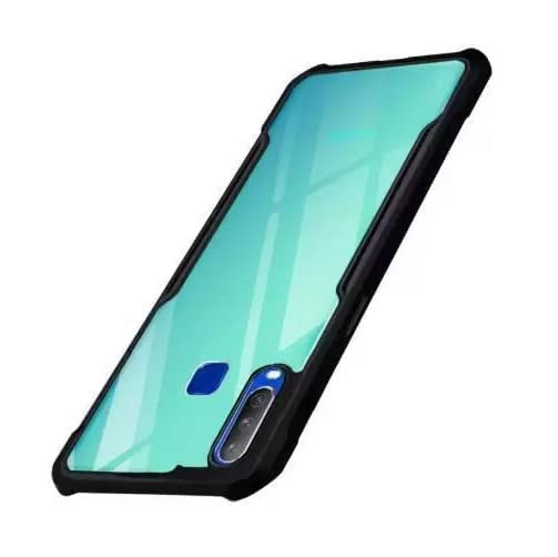 Janvi Creation Vivo U10 Eagle Case Back Cover Shockproof Bumper Crystal Clear | 360 Degree Camera Protection TPU+PC Acrylic Transparent Eagle Case Cover