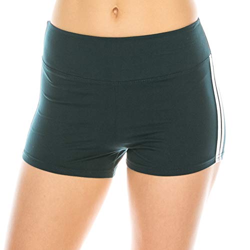Image of ALWAYS Faux Leather Shorts - High Waist Active Stretch Yoga Short Pants for Women