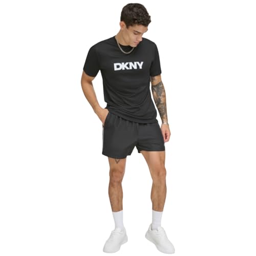 Image of DKNY Men's Short Sleeve Quick Dry 40+ Protection UPF Active Top