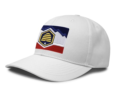 Image of International Tie State Hat for Men and Women, Adjustable Snapback Trucker Baseball Cap with Embroidered Patch