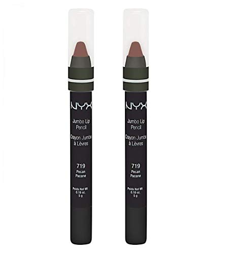 Pack of 2 NYX Jumbo Lip Pencil, 719 Pecan, JLP719