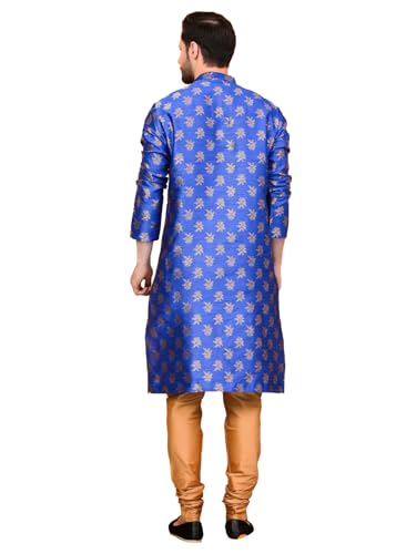 Men Ethnic Gold Leaves 100% pure Jacquard Kurta & Churidarar Pajama special for EID, In Panjabi Style2