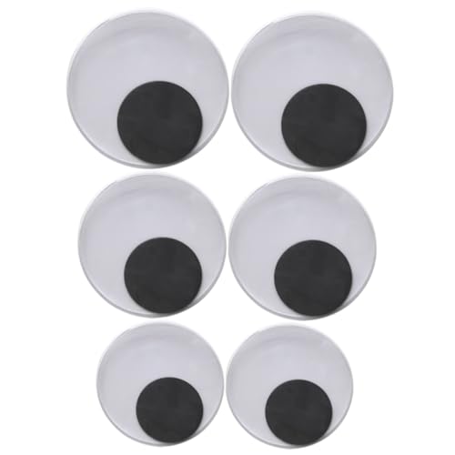KALLORY Plastic Eye Decals 3 Pairs Wiggle Eyes DIY Supplies for Craft Doll Decorations