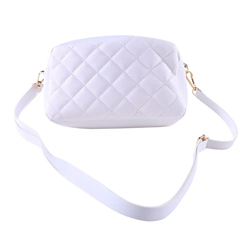 Tassel Small Messenger Bag for Women Rhombus Embroidery Shoulder Bag Simple Chain Female Crossbody Bags Casual Shopping Phone Pouch Purse,Pink3