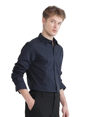 Image of Rare Rabbit Regular fit Plain Shirt