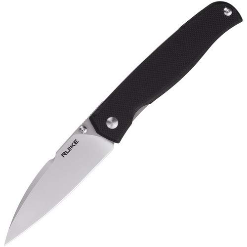 Ruike Folding Knive Limited Release, Black, G10 (P662-B)