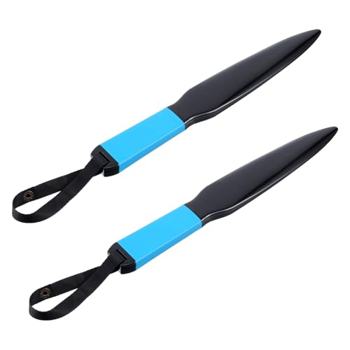 Nodaaiie 2 PCS Dog Break Stick, Pet Dog Bite Training Stick, Break Sticks Safe Chew Toy for Shepherd Pitbull(Blue + Black)