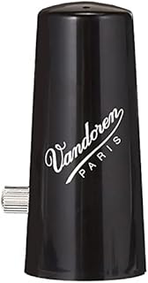 Vandoren LC01P Optimum Ligature and Plastic Cap for Bb Clarinet Silver Plated with 3 Interchangeable Pressure Plates