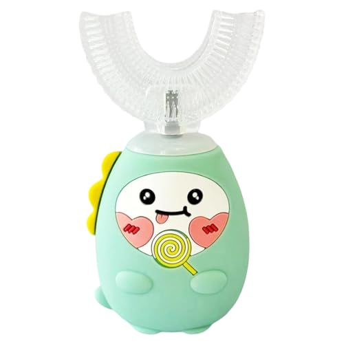 Jnchdghwa Cepillo de Dientes en Forma de U para Niños, Cepillo de Dientes Eléctrico de Boca con 3 Modos y Temporizador Inteligente, Limpiador Dental Recargable.