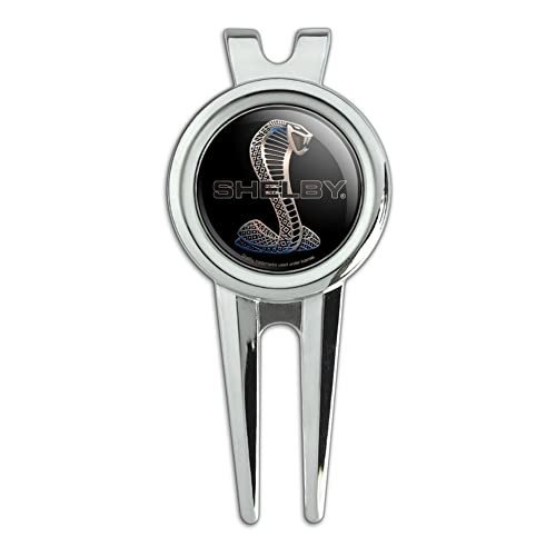 GRAPHICS & MORE Shelby Cobra Logo Golf Divot Repair Tool and Ball Marker