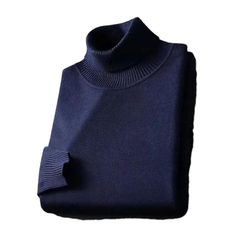 Men's Turtleneck Sweater Slim Fit Lightweight Knit Pullover Casual Long Sleeve Sweater