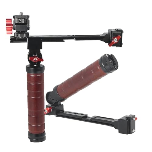 BGNing Camera Grip Stabilizer, Compatible with Ronin RS2/RS3/RS3PRO/RS4PRO/RS3 mini/RS4 mini Camera Accessories (Dual Hand with Gimbal des)