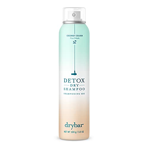 Drybar Detox Dry Shampoo Spray, Absorbs Excess Oil, Leaves Hair Looking & Feeling Clean, For All Hair Types, Coconut Colada Scent, Full-Size, 3.8 Oz.