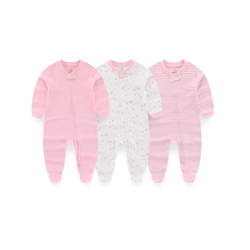 Image of MAMIMAKA Newborn Layette Gift Set 27-Piece Baby Girl Clothes Bodysuits, Pants Essentials and Accessories 0-12Months