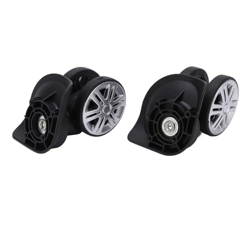 1 Pair of Silent Double Row Wheels for Luggage, Suitcase Casters Replacement, Casters for Smooth Mobility2