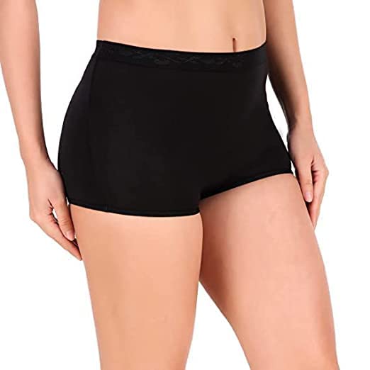 Image of SHAPERX Women Panties Multi Color Seamless Plus Size Panty No Show Hipsters line Fully Cotton & Blend Regular Mid Waist Panty Pack of 4