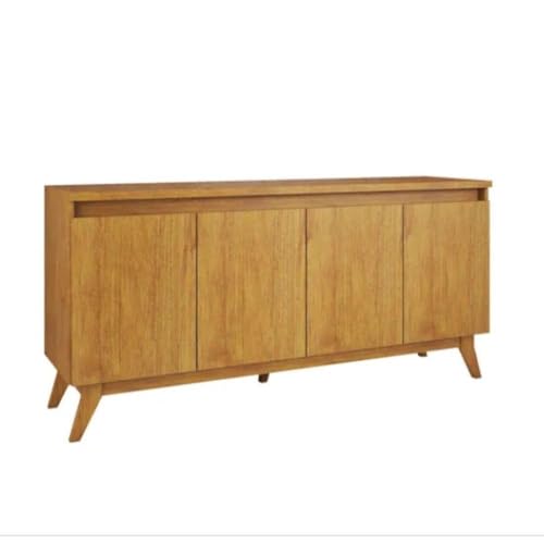 Buffet Viero Flip Mel 4 Portas Sem Espelho 76x156x41cm
