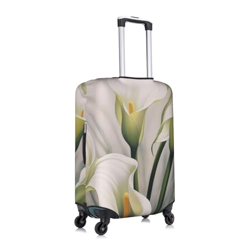 Beauty Flowers Printed Luggage Cover Elastic, Washable, Universal Fit 18-32 Inch Travel Suitcase Cover Easy To Identify3