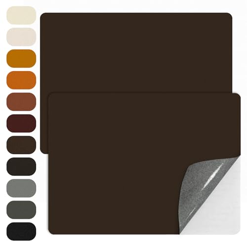 WILDREEDS Leather Repair Patch Dark Brown