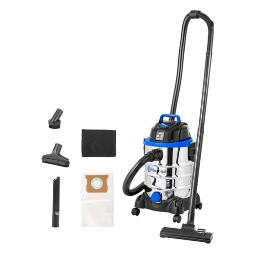 Vacmaster, VQ607SFD, 6 Gallon 3 Peak HP Stainless Steel Wet/Dry Shop Vacuum
