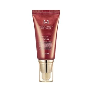 MISSHA M Perfect BB Cream No.21 Light Beige for Bright Skin SPF 42 PA +++ 1.69 Fl Oz – Tinted Moisturizer for face with SPF