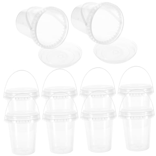 Alipis Cocktail Bucket Lid Fruit Tea Storage Large Capacity Home Storage Bucket