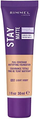 Rimmel Stay Matte Foundation, Light Ivory, 1 Fluid Ounce