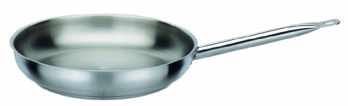 GSW 975285 GastroTraditionell Le Chef Bratpfanne mit Edelstahlgriff - 28cm, Silber