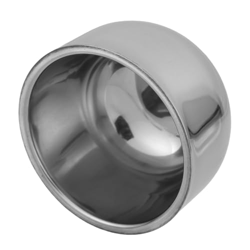 Healeved Travel Stainless Steel Shaving Bowl Double Layer Mug for Mens Grooming for Shaving Brush Stylish Design Easy to Clean Versatile Use Durable