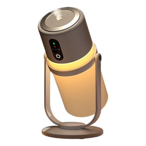 Humidificadores Para Dormitorio - Accesorios De Aire Portátil Silencioso 300ml Con Luz LED | Aparato De Humedad Ambiental Habitación | Humificador De Escritorio, Alimentado Por USB, Para Mayores Niños