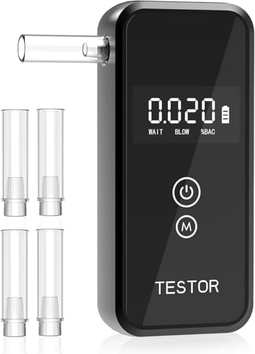 Professional - Grade breathalyzer for Alcohol, Personal Alcohol Breathalyzer Tester for Home Use