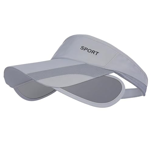 Image of Marrywindix Sport Wear Athletic Visor Sun Sports Visor Hat Adjustable Cap with Retractable Brim for Women and Men