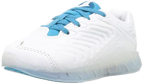 スニーカー キッズ ジグ キネティカ 男の子 女の子 12~16cm LSA86 ホワイト/フェザーブルー/シルバーメタリック 12.0 cm