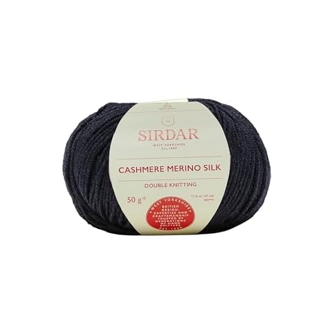 Sirdar Cashmere Merino Silk DK Yarn, Royal Navy Cover