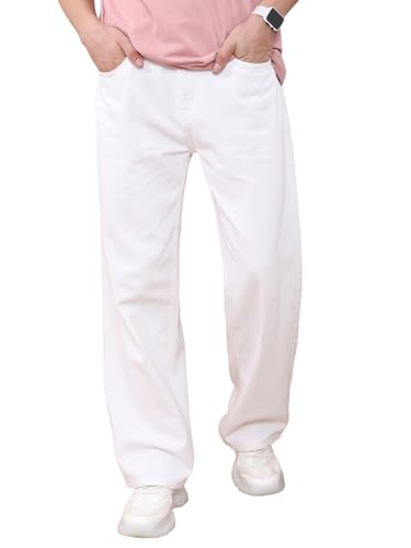 Image of Highlander Men's Loose Fit Jeans | Wide Leg | Mid Rise | Cotton | Jeans for Man