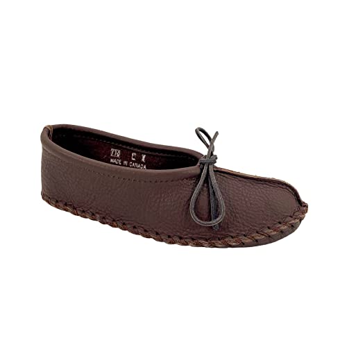 Laurentian Chief Women's Elk Hide Ballerina Moccasins
