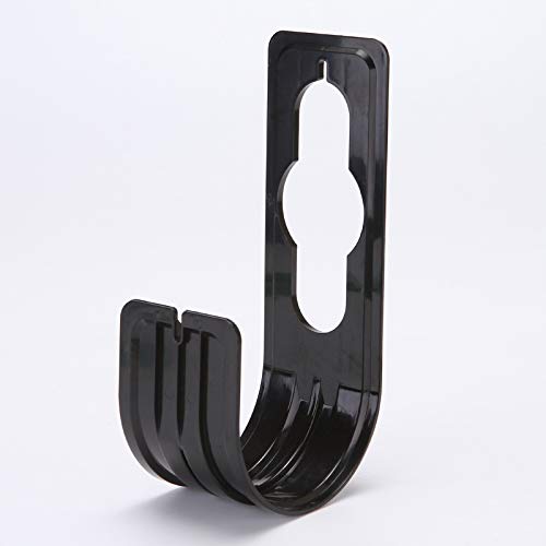 EverGD - Tubo flessibile da giardino espandibile a 3 strati, in lattice, leggero, con connettori in ottone massiccio da 3/4" e 1/2", colore: nero