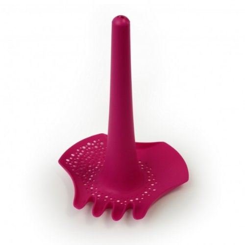 Quut Triplet (Calypso Pink) - All in One Rake, Shovel and Sifter Beach Toy - //coolthings.us