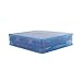 Transparent Blue Universal Clear Nail Polish Organizer Holder case for 48 Bottles Adjustable Dividers Space Saver