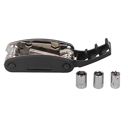 QANYEGN Bike Multitool Kit, Foldable Carbon Steel, Waterproof Portable Repair Tool for Cyclists.