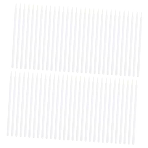 Healeved 100個使い捨てアイライナーブラシ本 製の精密アイラインツール 軽